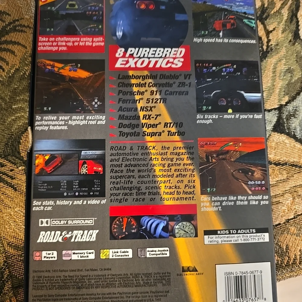 PlayStation The Need for Speed Game like new